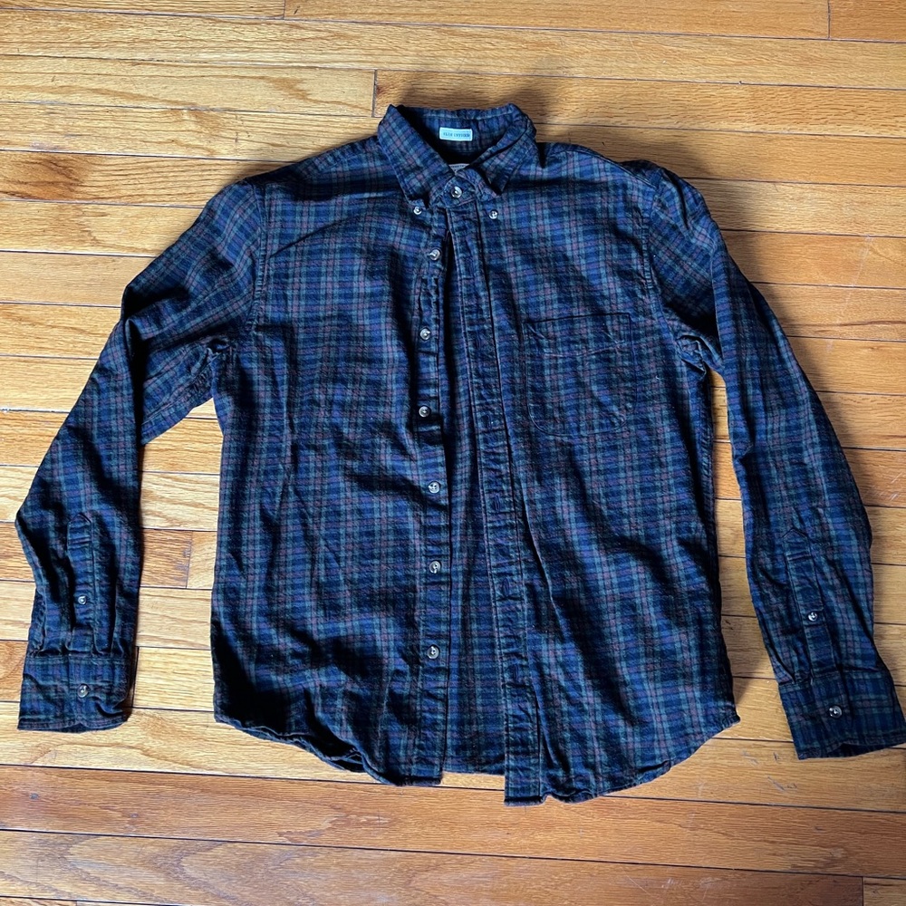 Men's J Crew Plaid Button-Down Shirt